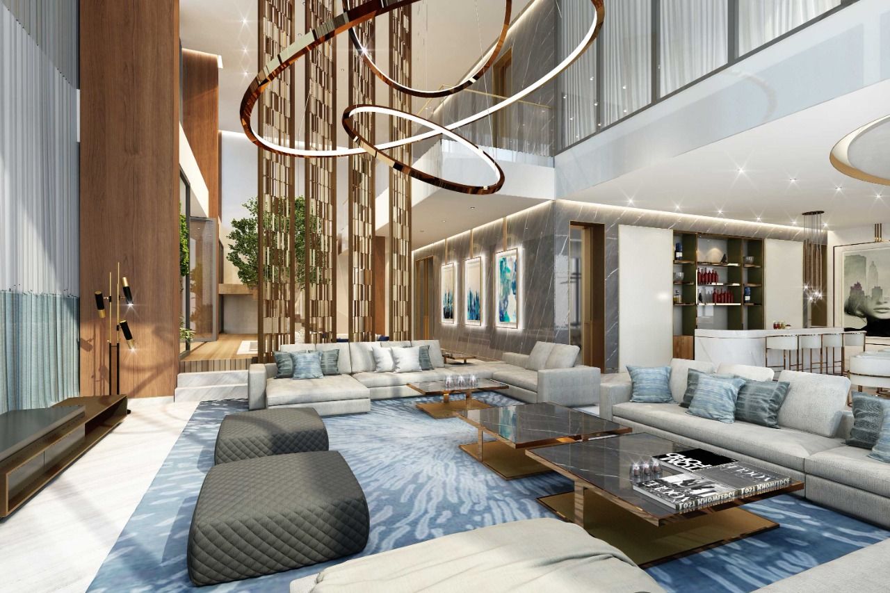 3D interior layout design Dubai