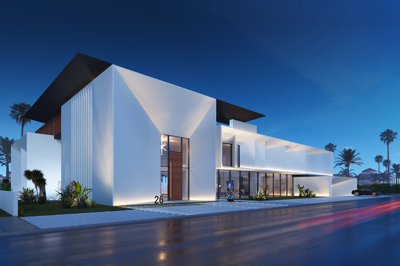 Modern villa architect Ajman