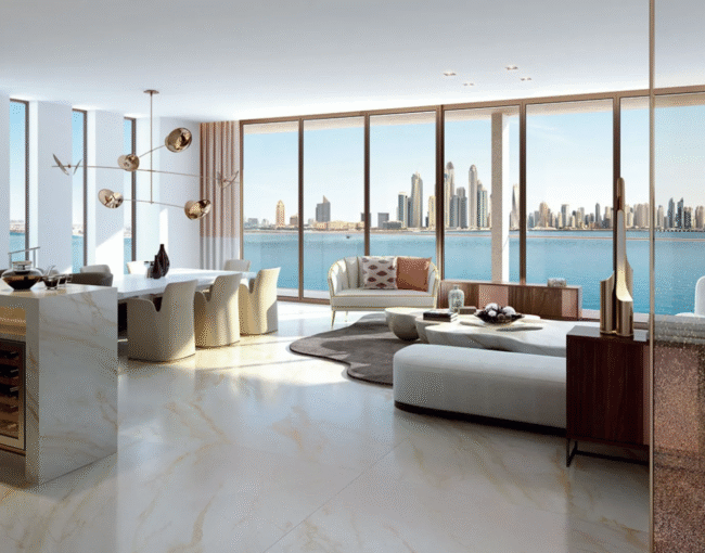 Residential interior designers Dubai family living room transformation by La Firma