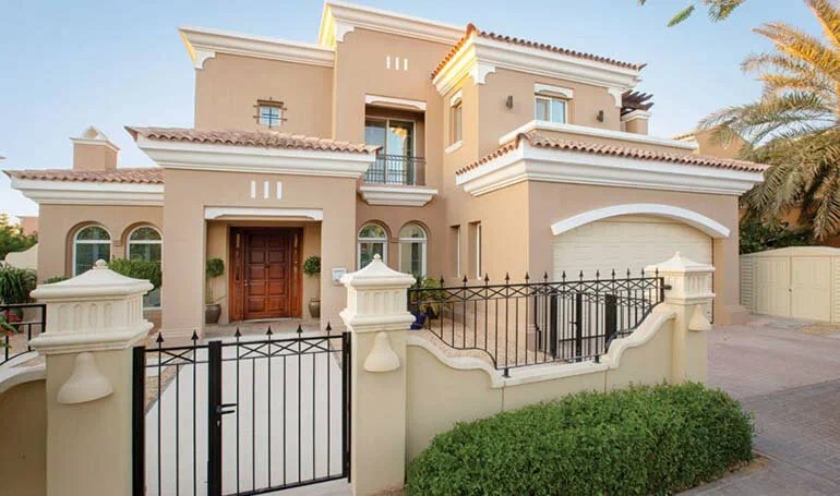Dubai villa makeover before after living room transformation La Firma