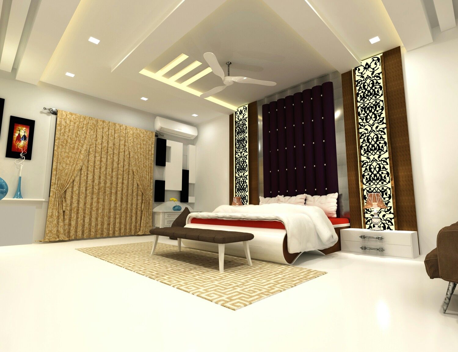 Bedroom Ceiling Design UAE