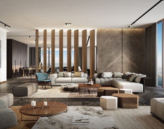 UAE Living Room Wallpaper