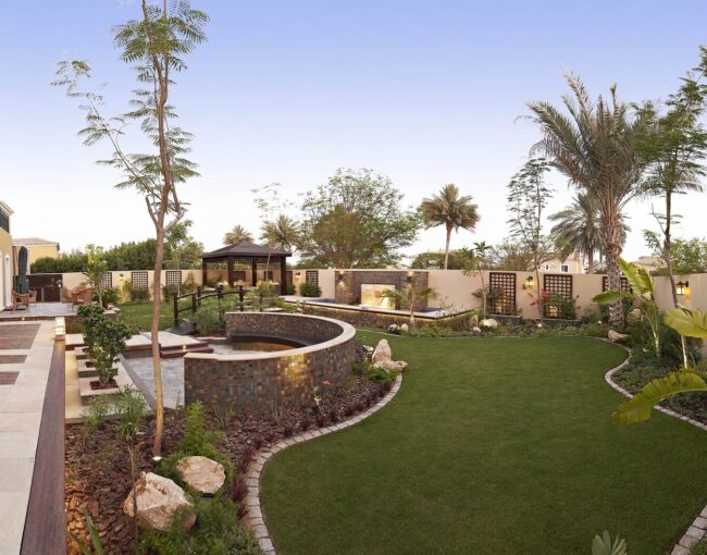Dubai Villa Garden Design