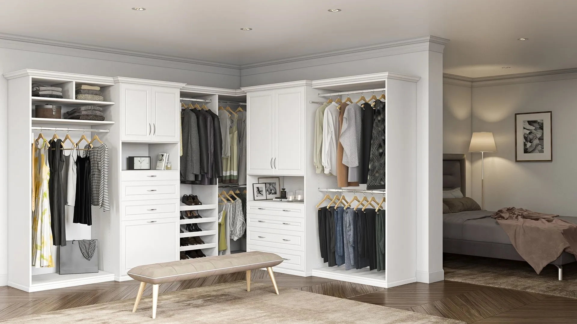 Elegant Dressing Room Design