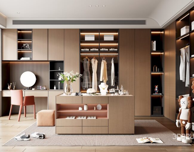 Modern Dressing Room Storage