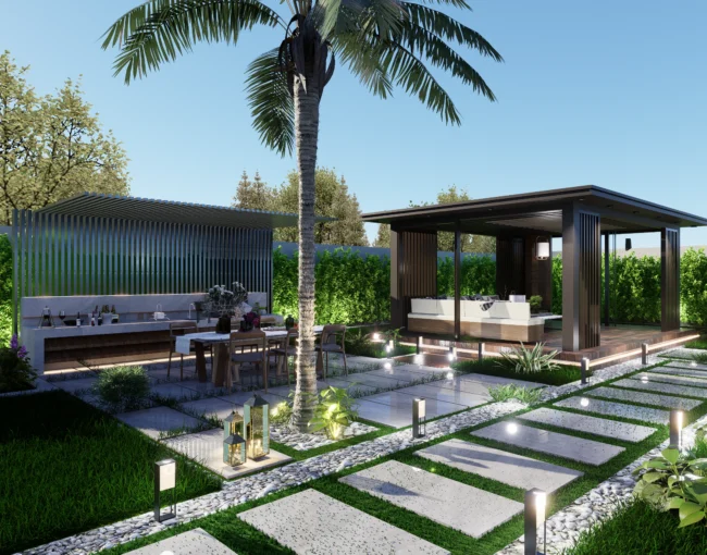 Elegant Villa Garden
