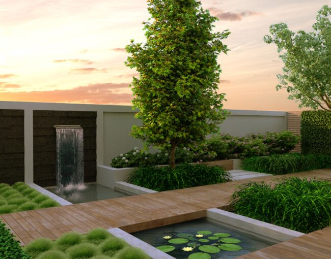 Modern Villa Garden Designer