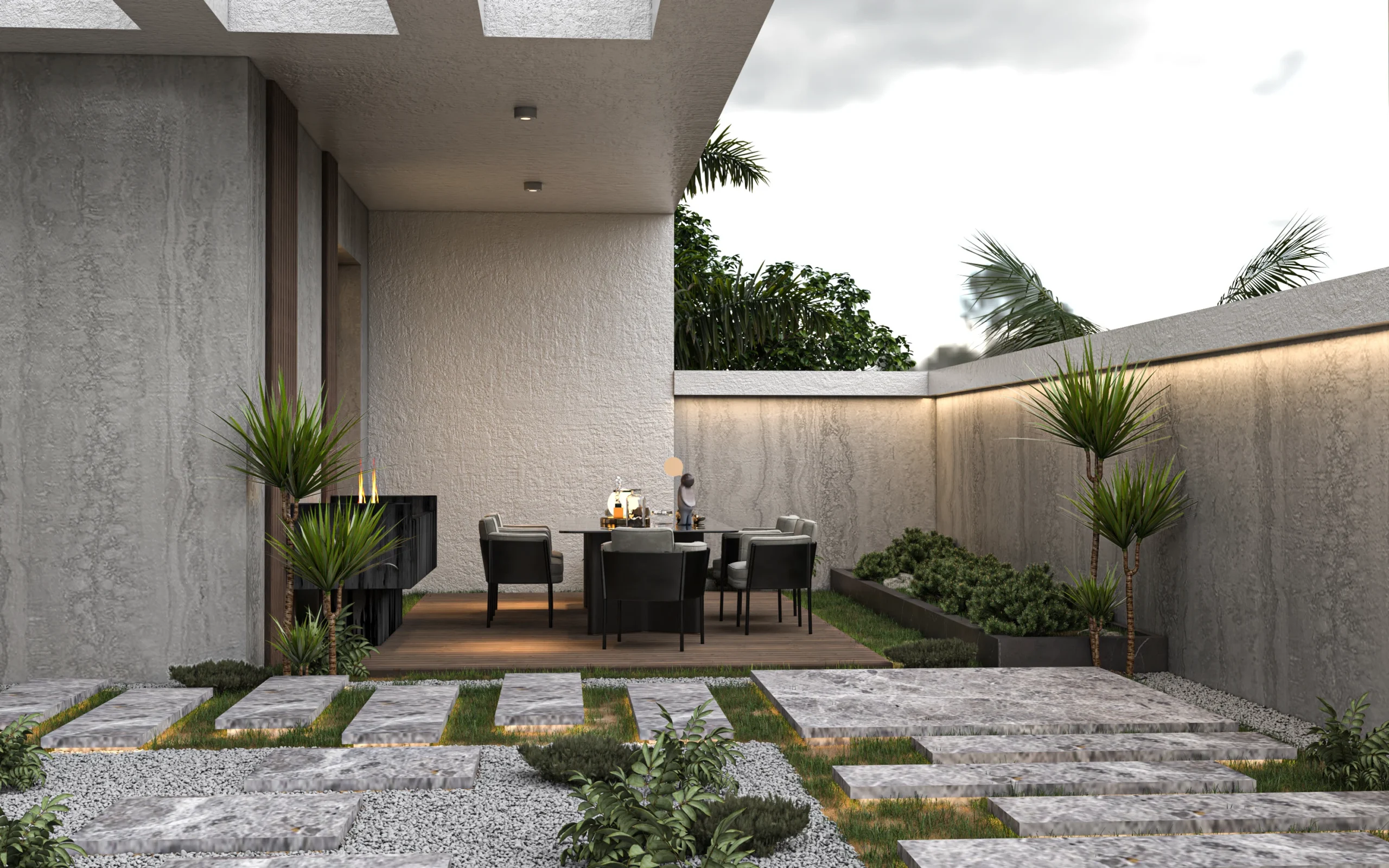 Creative Villa Garden Design