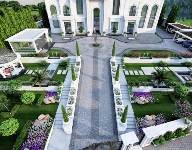 Creative Villa Garden Design