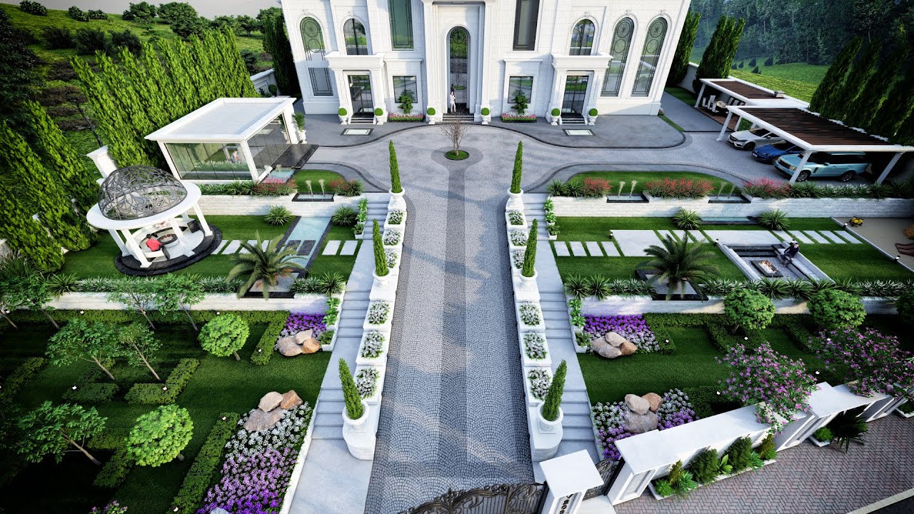 Creative Villa Garden Design