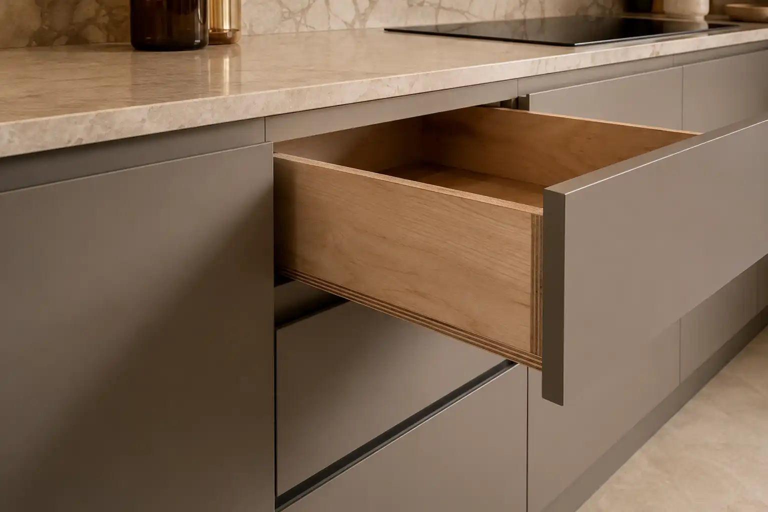 Kitchen cabinet materials UAE