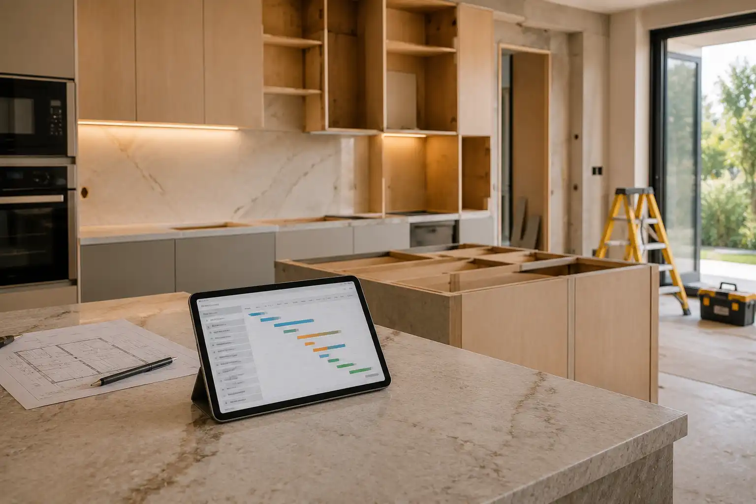 Kitchen renovation timeline Dubai