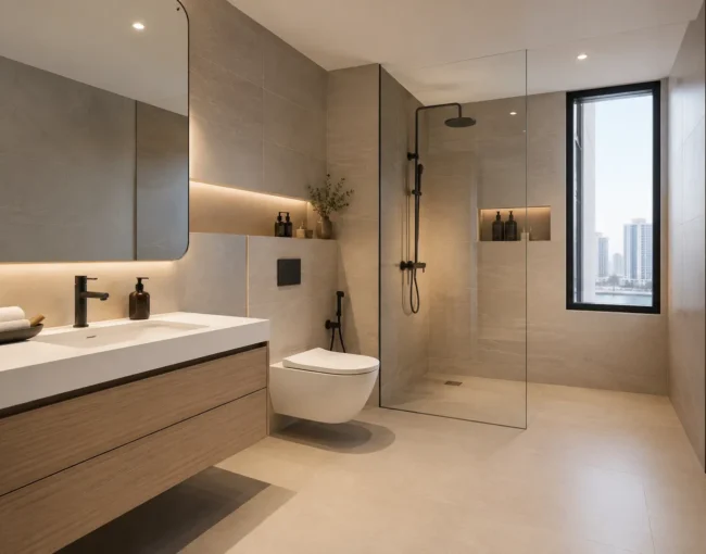 Small bathroom design Dubai