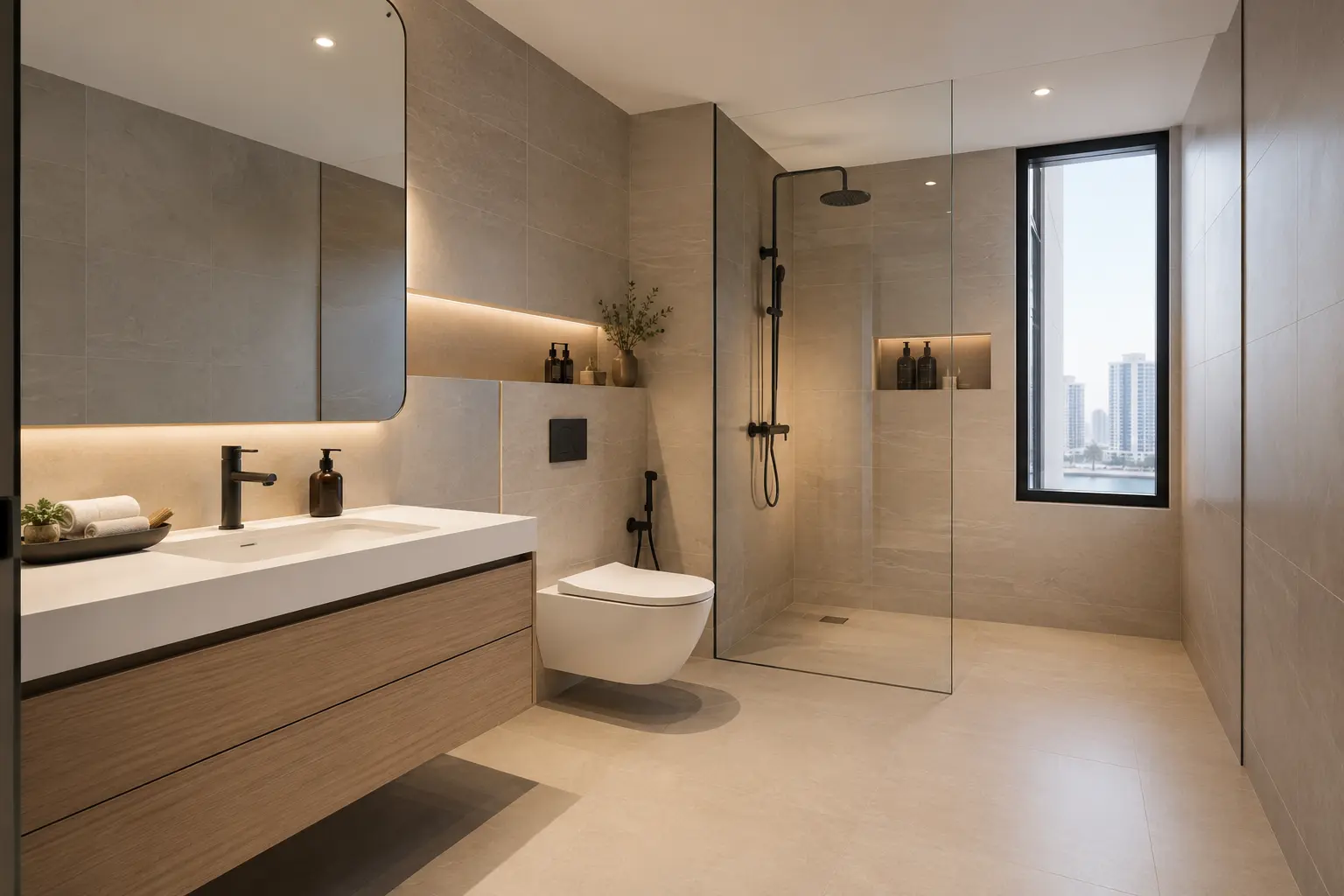 Small bathroom design Dubai