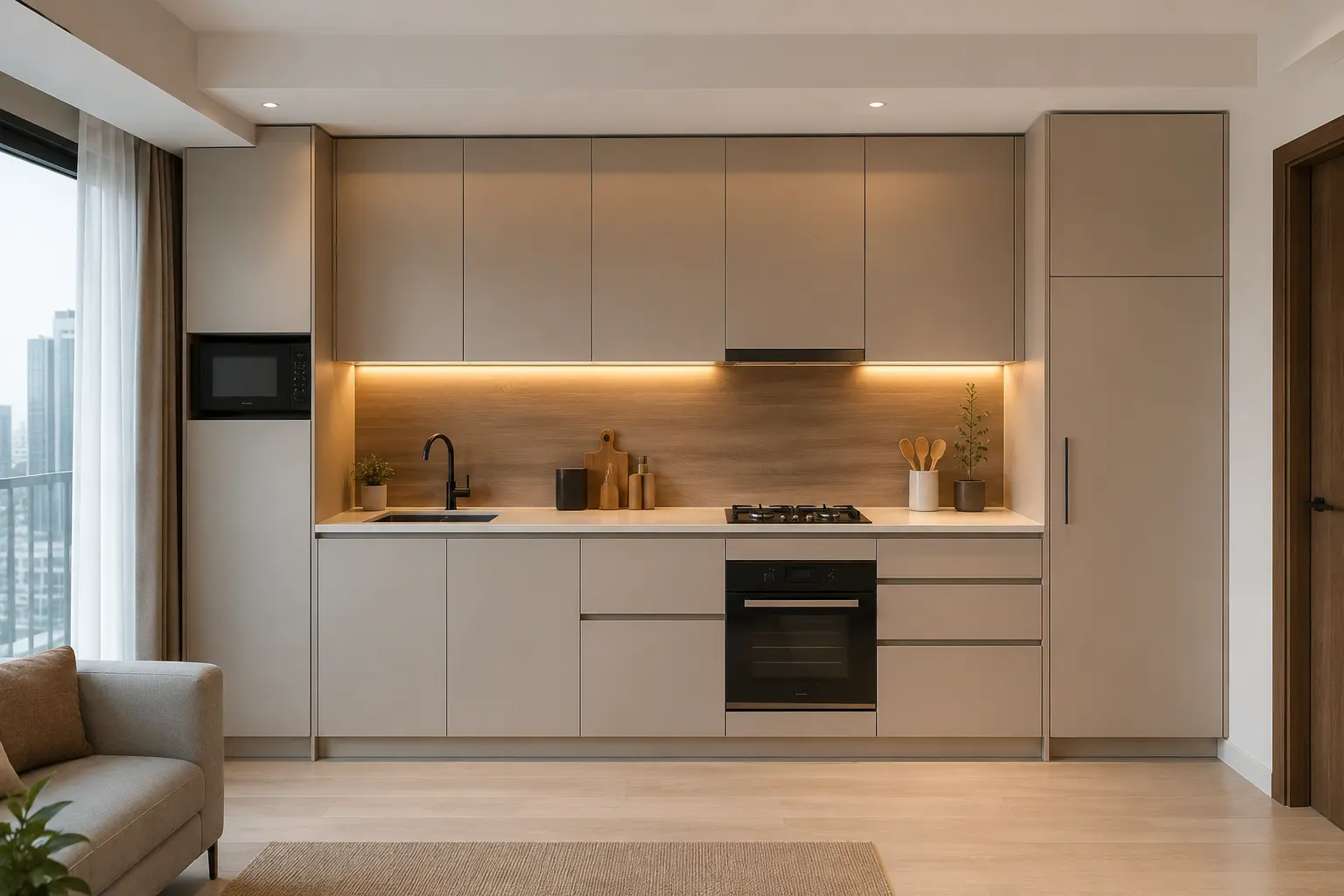 Small kitchen design Dubai apartments