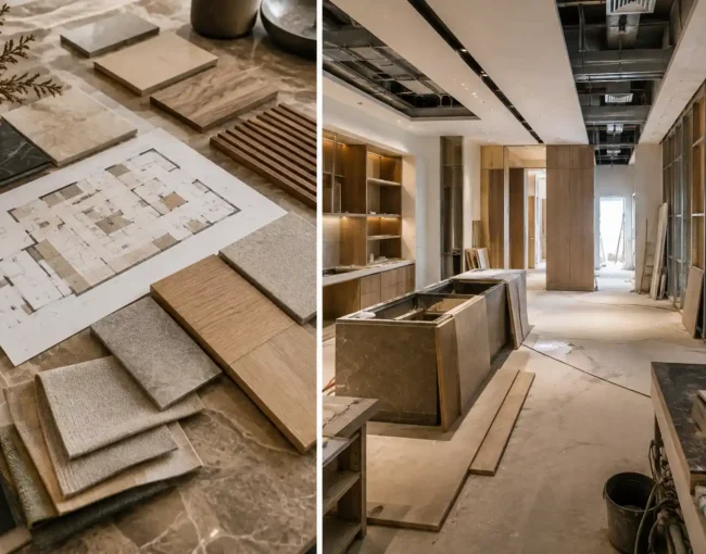 fit-out vs interior design Dubai