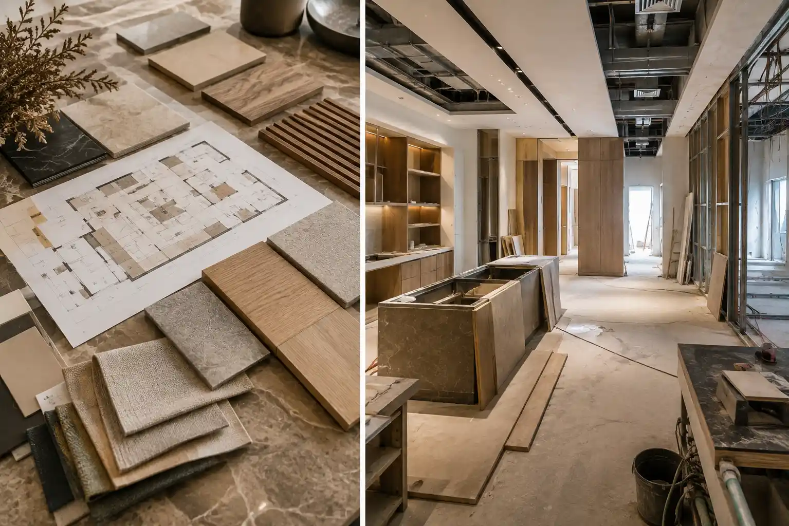 fit-out vs interior design Dubai