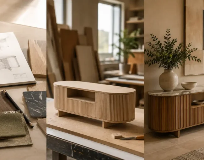 furniture design process concept to piece