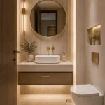 Guest bathroom design Dubai
