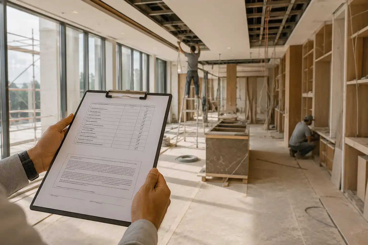 interior fit-out company services checklist
