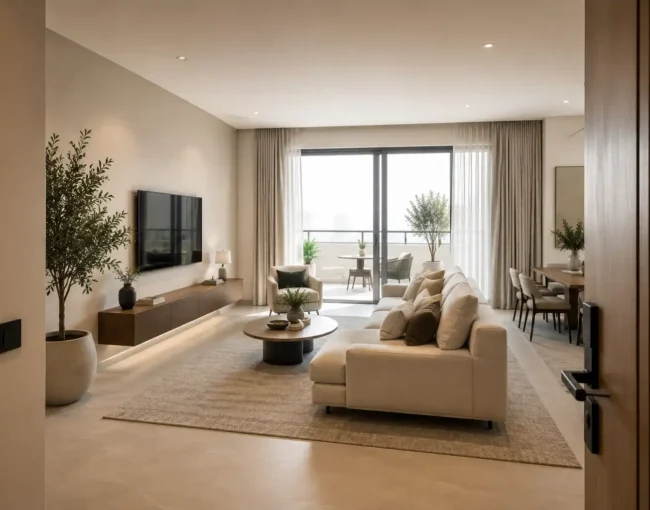 Living room furniture layout UAE