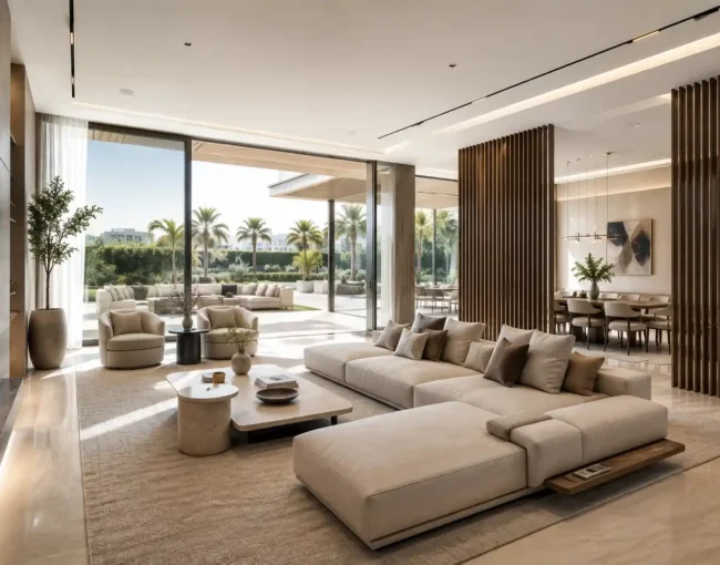 Open-plan living design