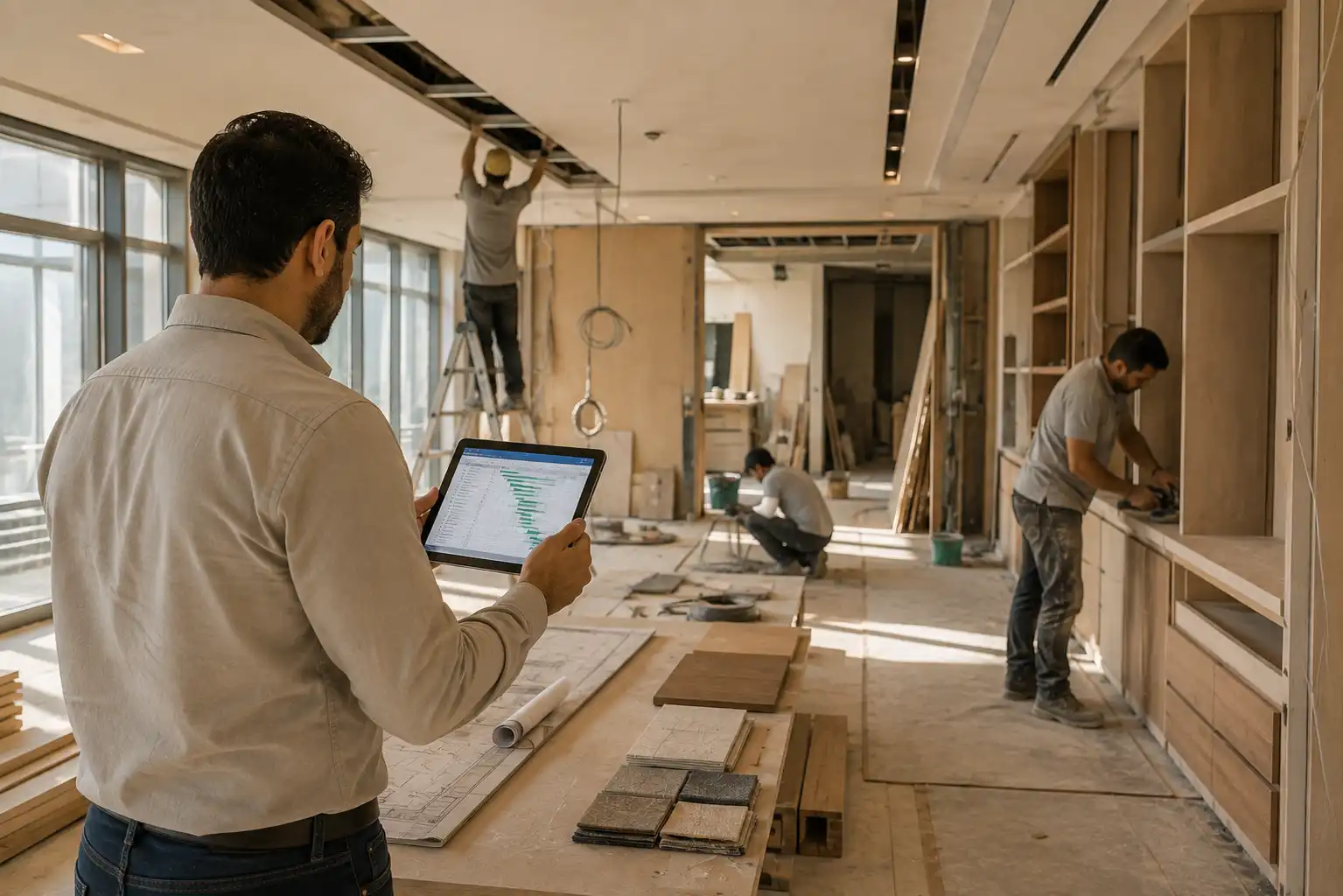 interior project manager role Dubai