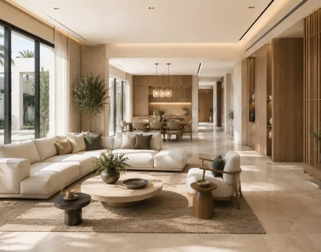 UAE climate interior design example