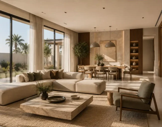 modern UAE home interior design