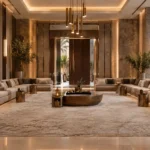 modern majlis interior design layout Dubai