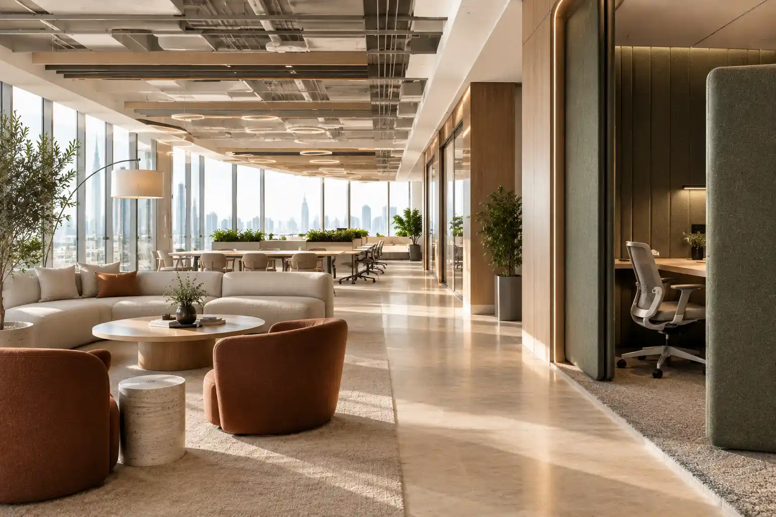 office aesthetics and productivity balance in workplace design