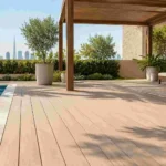 WPC decking on a Dubai villa pool deck